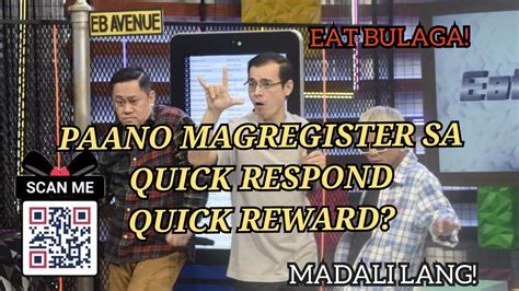 qr qr code eat bulaga|Paano magregister o mag scan sa Quick Respond, Quick .